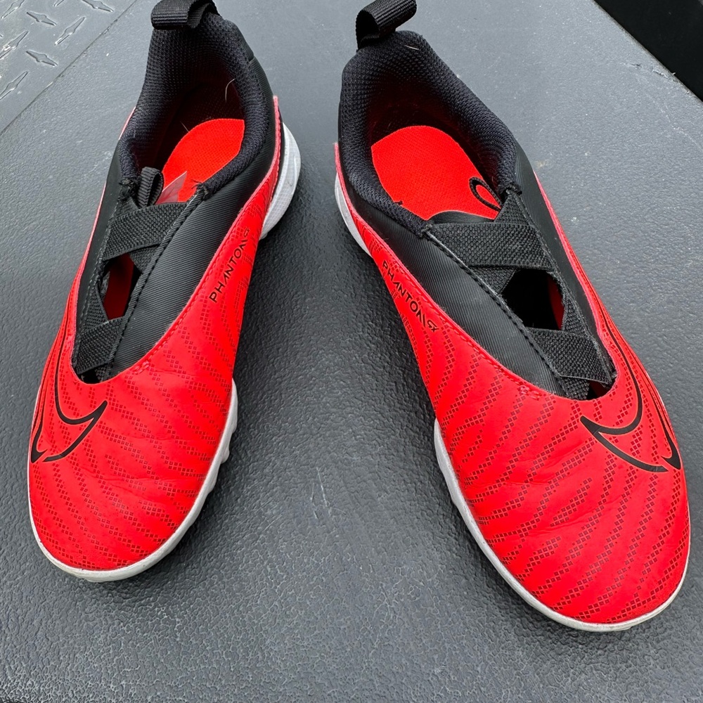 Nike Kids Red and Black Shoes